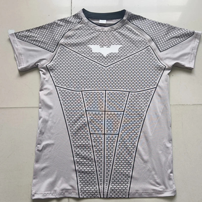 2026 New Men'S Compression Quick Dry Skinny Fit Short Sleeve Athletic T-Shirt for Gym Workout Fitness Running Sport Bodybuilding